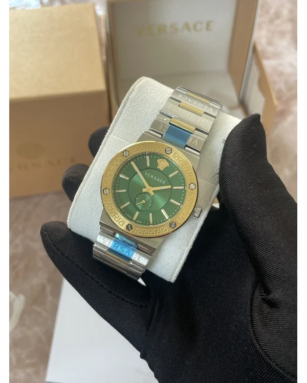 Versace DV One Two-Tone Yeşil Kadran Kadın Kol Saati